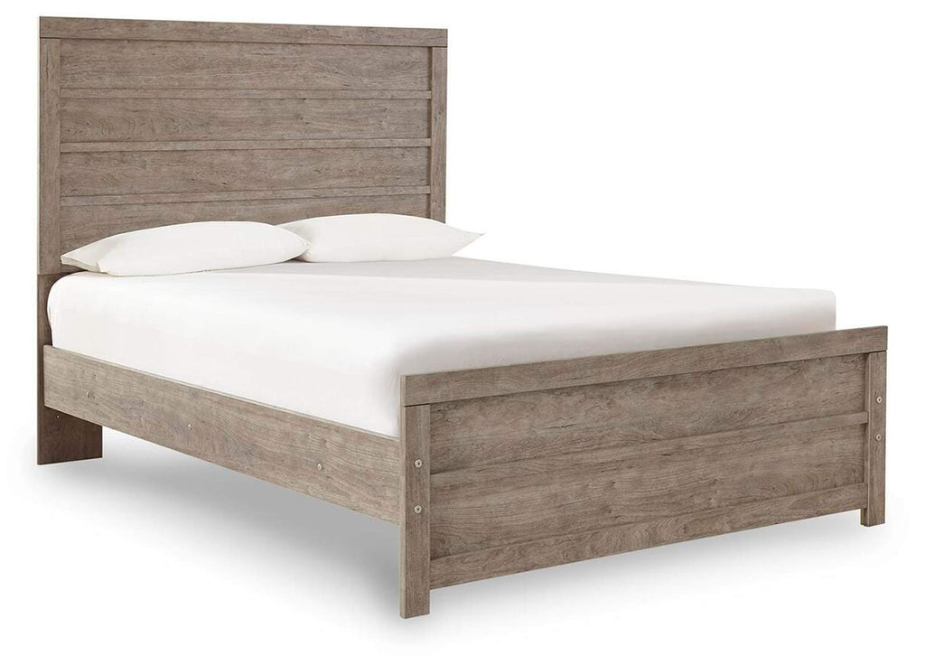 Culverbach Full Panel Bed, Dresser, Mirror, Chest and 2 Nightstands angled view