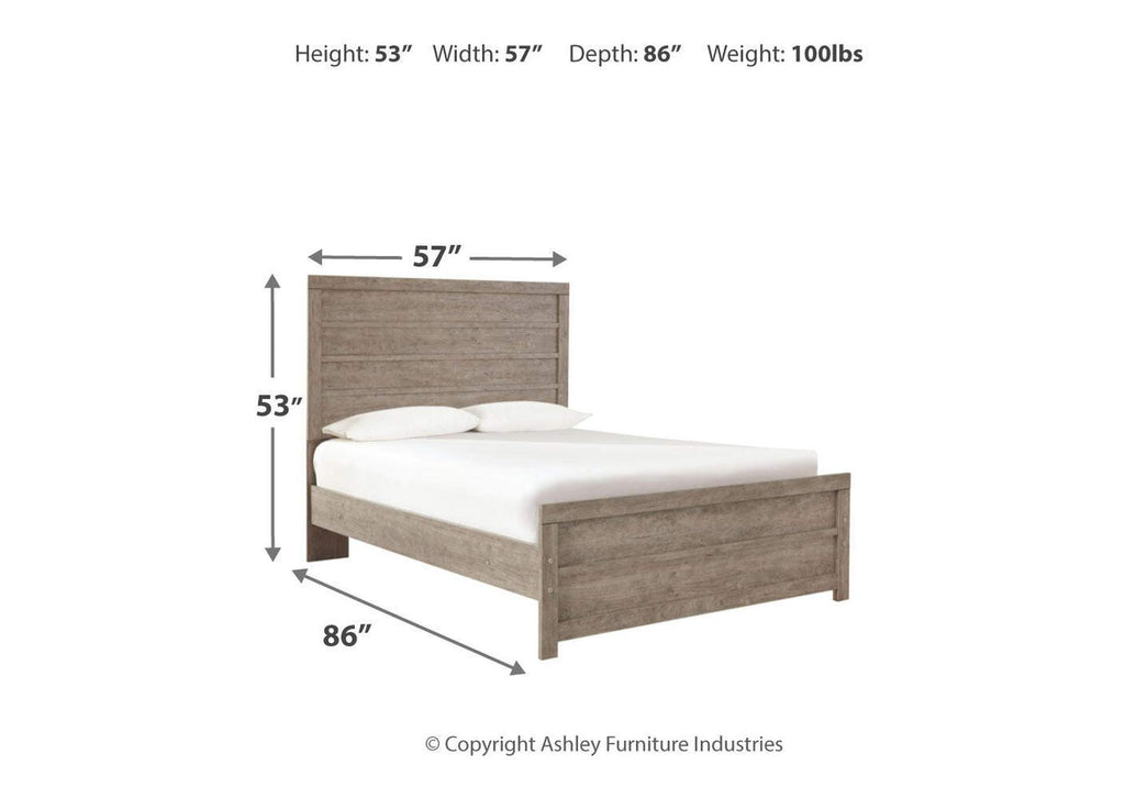 Culverbach Full Panel Bed with Dresser dimensions