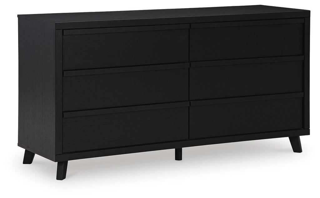 Danziar Dresser in Black, closed view