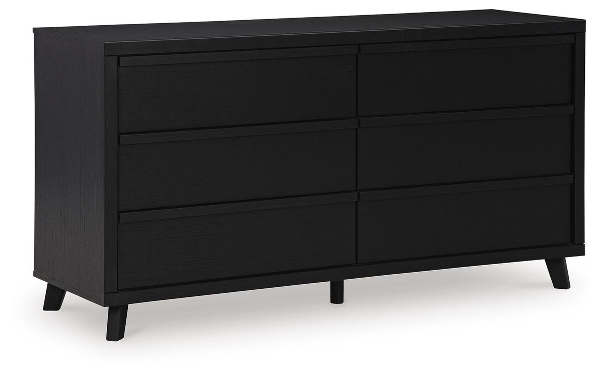 Danziar Dresser in Black, closed view