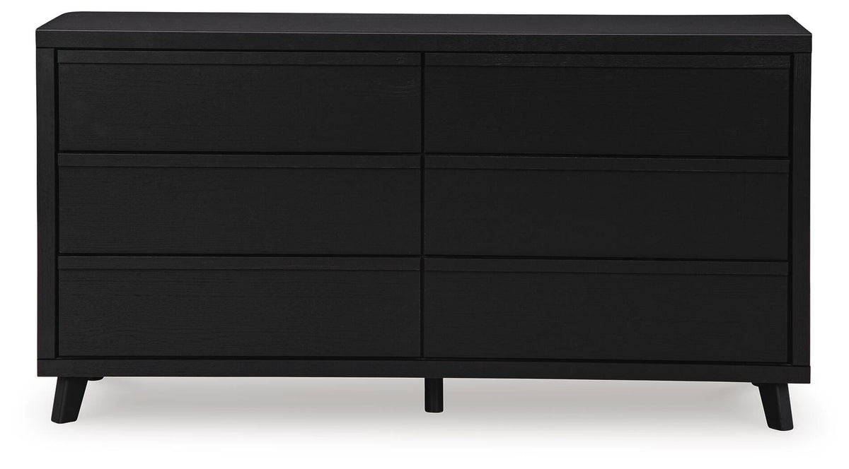 Danziar Dresser in Black, front view