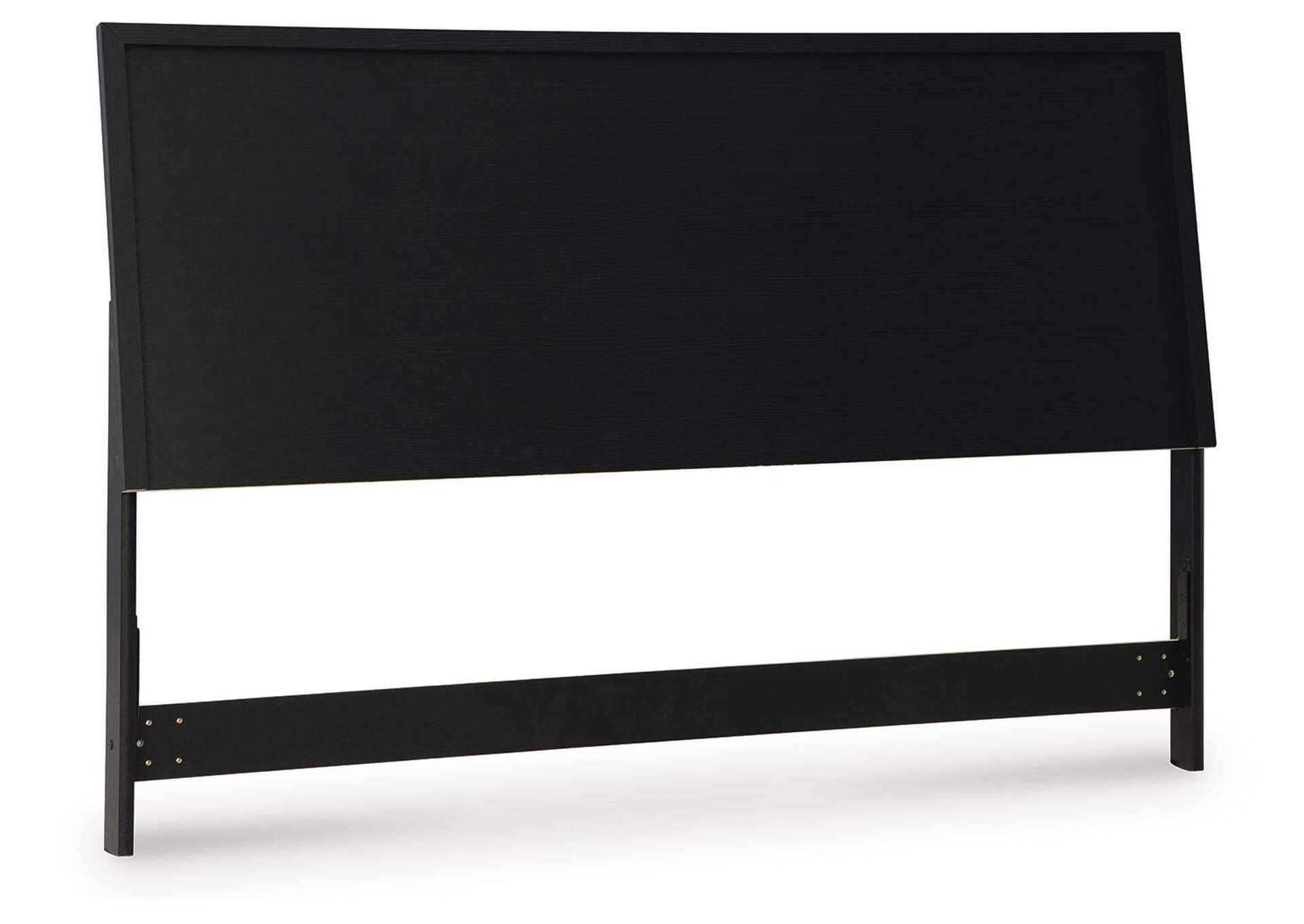 Danziar King Panel Headboard, Dresser, Mirror, Chest and 2 Nightstands angled view