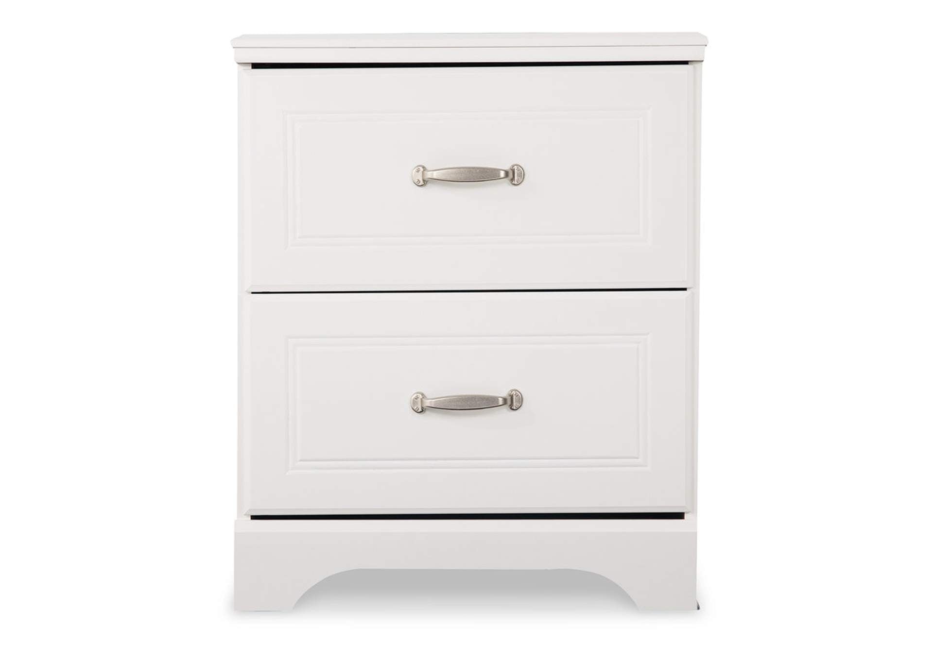 Anarasia Twin Sleigh Bed with Mirrored Dresser and Nightstand