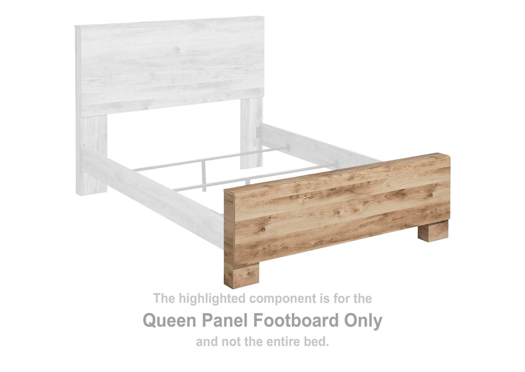 Hyanna Queen Panel Bed with 2 Side Storage side view