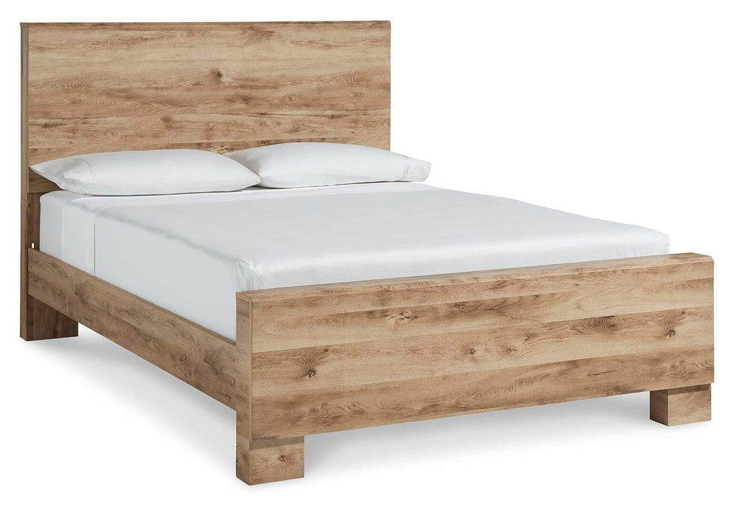 Hyanna King Panel Bed angled view