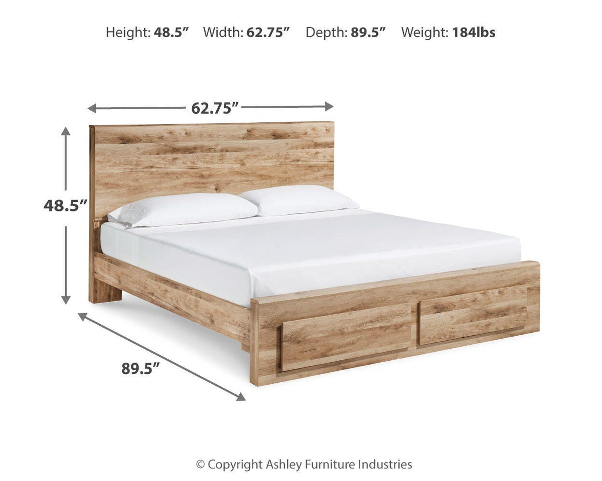 Hyanna Queen Panel Storage Bed in Tan Brown, alternate view 7