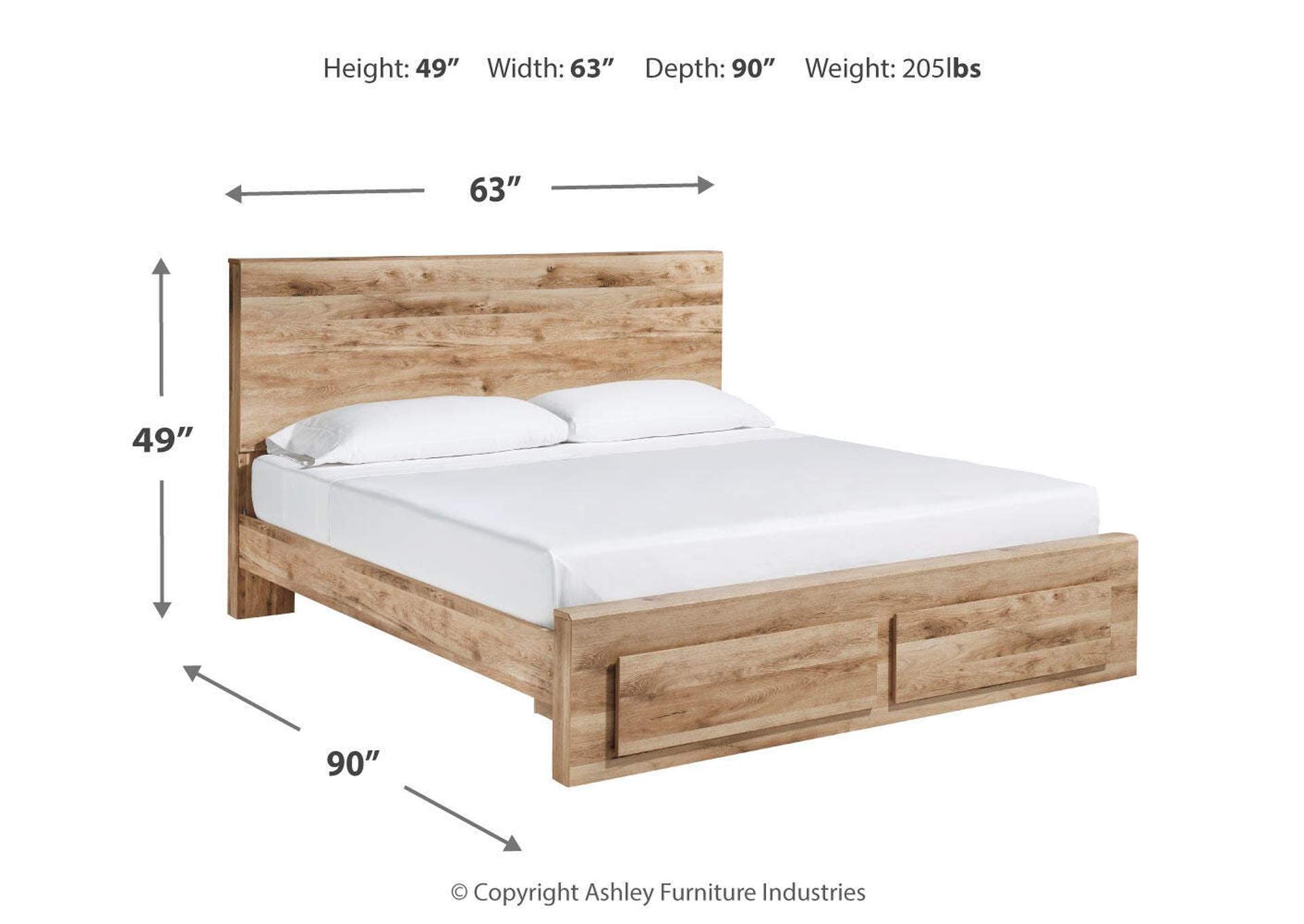 Hyanna Queen Panel Storage Bed with Mirrored Dresser, Chest and 2 Nightstands dimensions