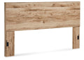 Hyanna King Panel Headboard with Mirrored Dresser