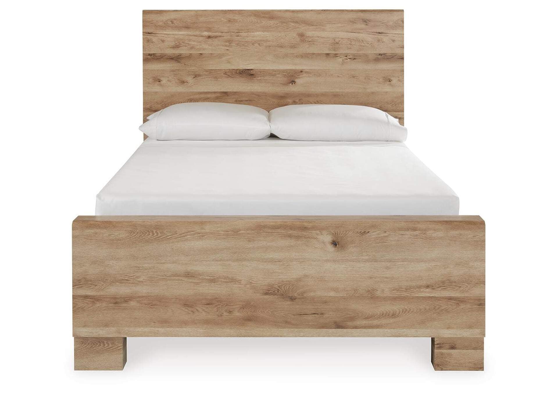 Hyanna Full Panel Bed with 1 Side Storage