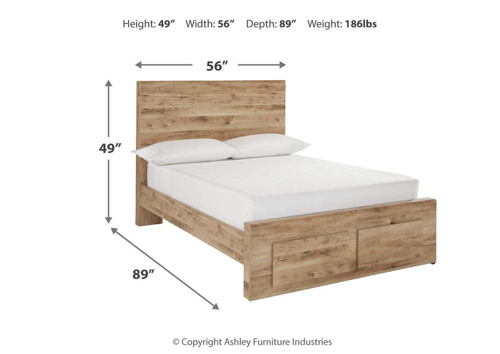 Hyanna Full Panel Storage Bed dimensions