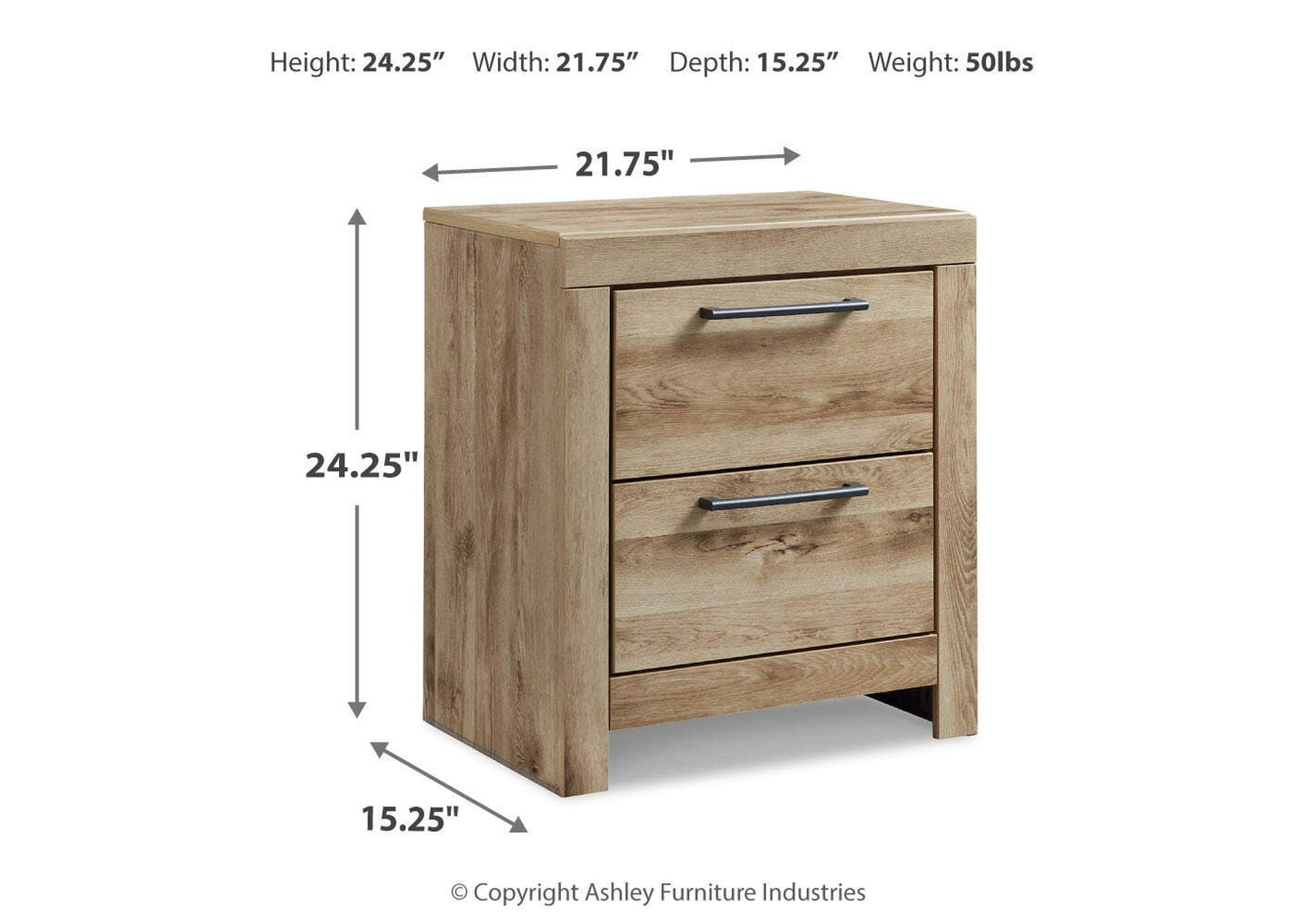 Hyanna Queen Panel Storage Bed with Mirrored Dresser and 2 Nightstands dimensions
