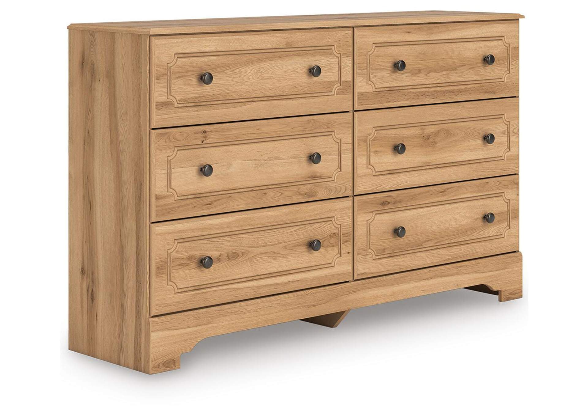 Galletyn Twin Panel Bed with Dresser angled view
