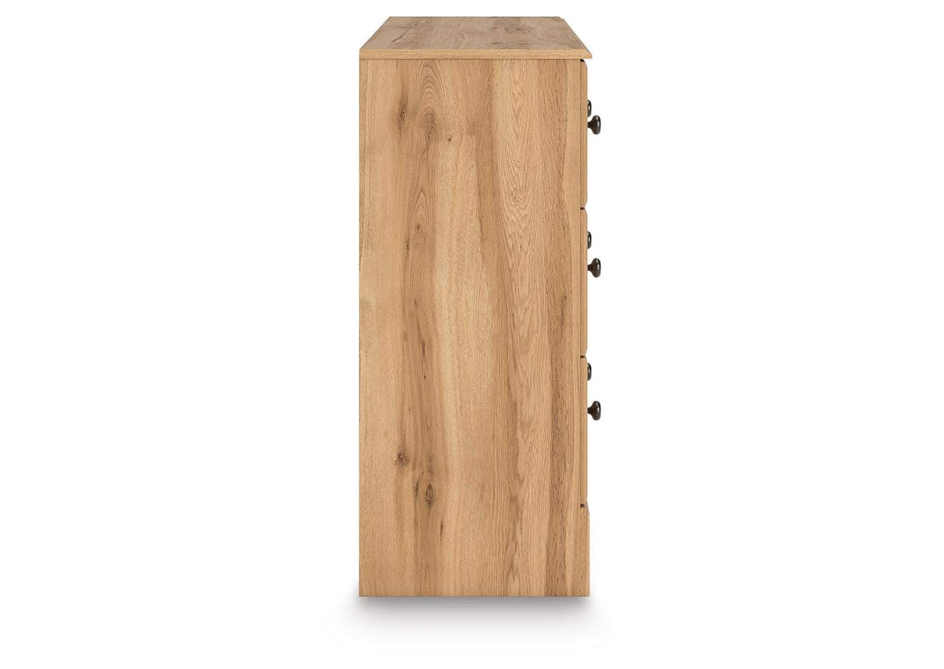 Galletyn Full Panel Bed with Dresser side view
