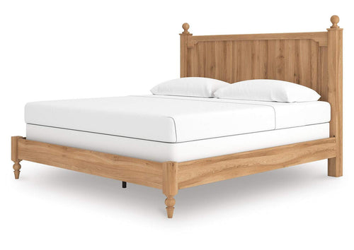 Aleaport King Panel Bed angled view