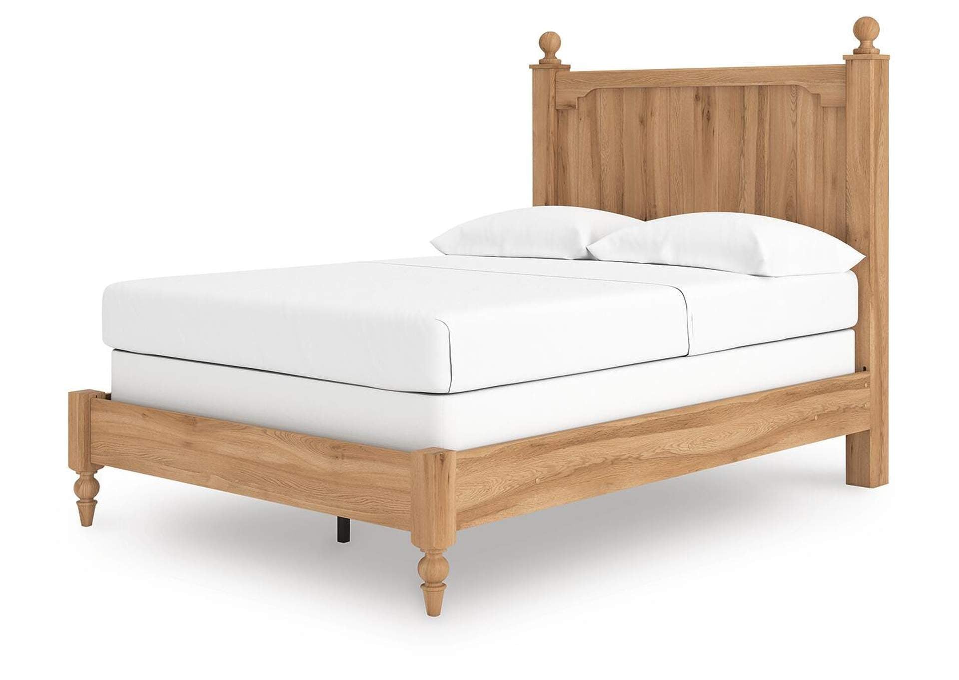 Galletyn Full Panel Bed with Dresser angled view