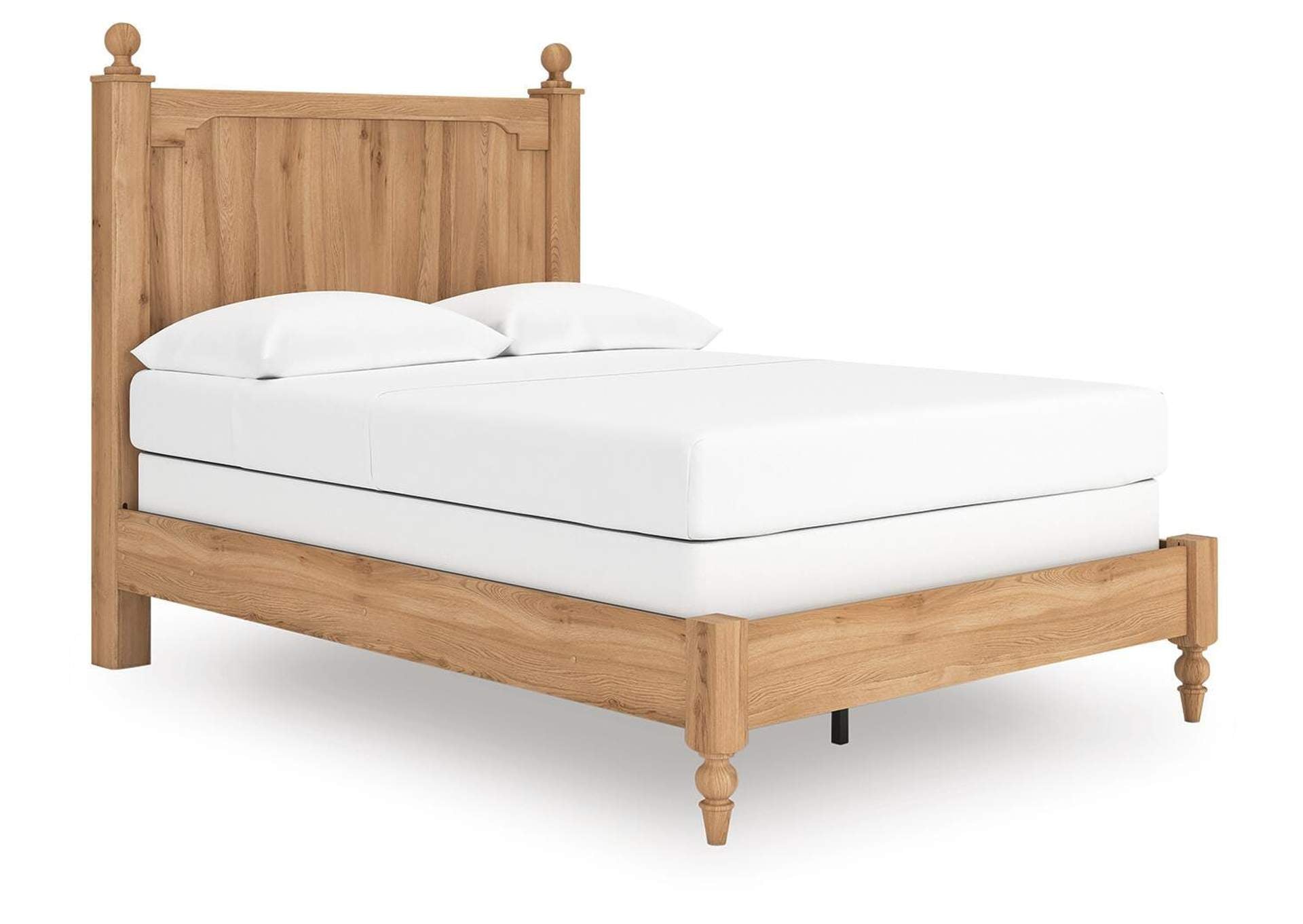 Galletyn Full Panel Bed with Chest and Nightstand angled view