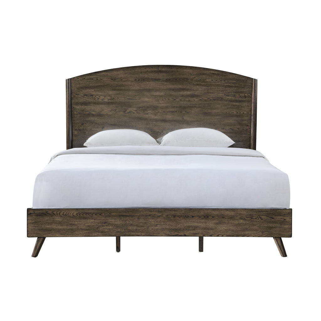 Rex King Bed - Walnut