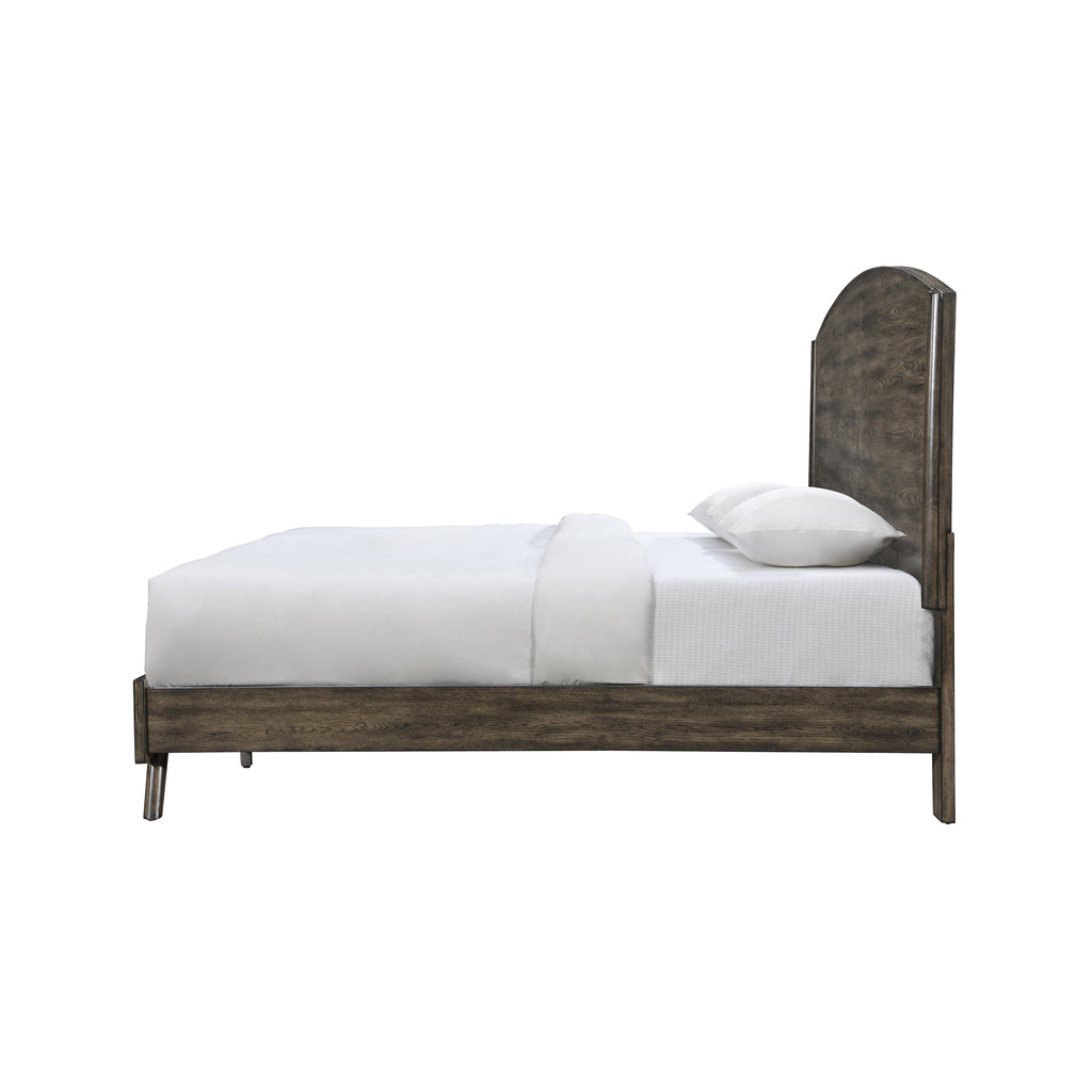 Rex King Bed - Walnut