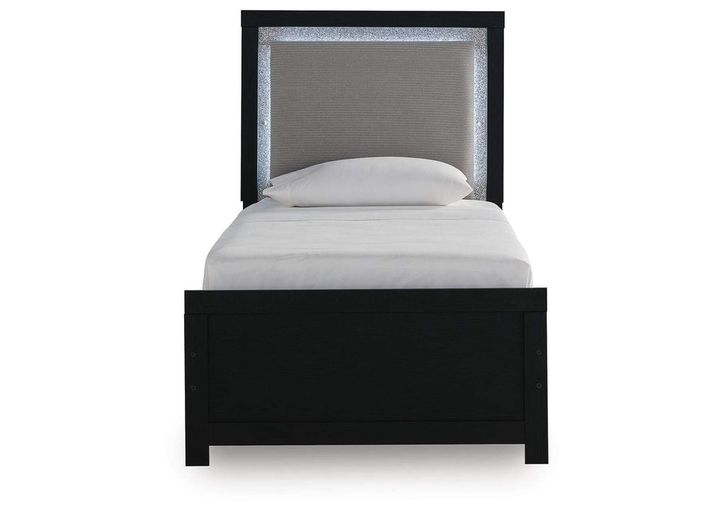 Maeling Twin Upholstered Panel Bed