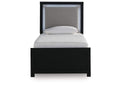 Maeling Twin Upholstered Panel Bed