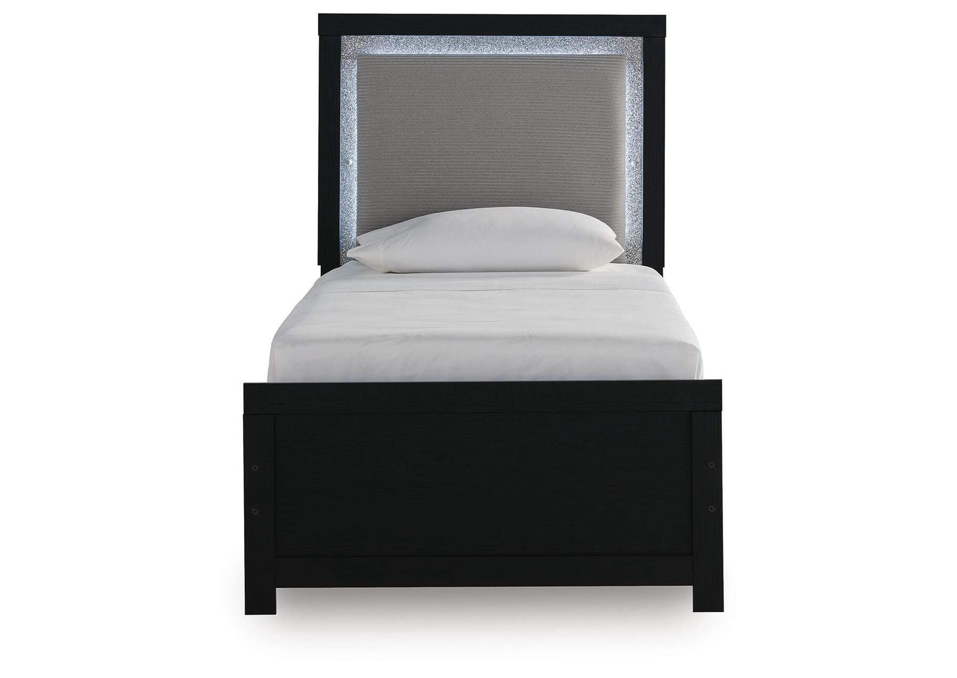 Maeling Twin Upholstered Panel Bed