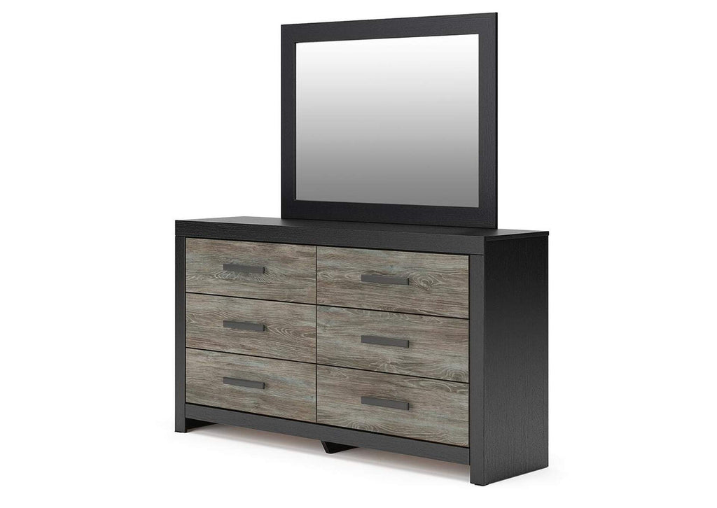 Broachmyn Dresser and Mirror angled view