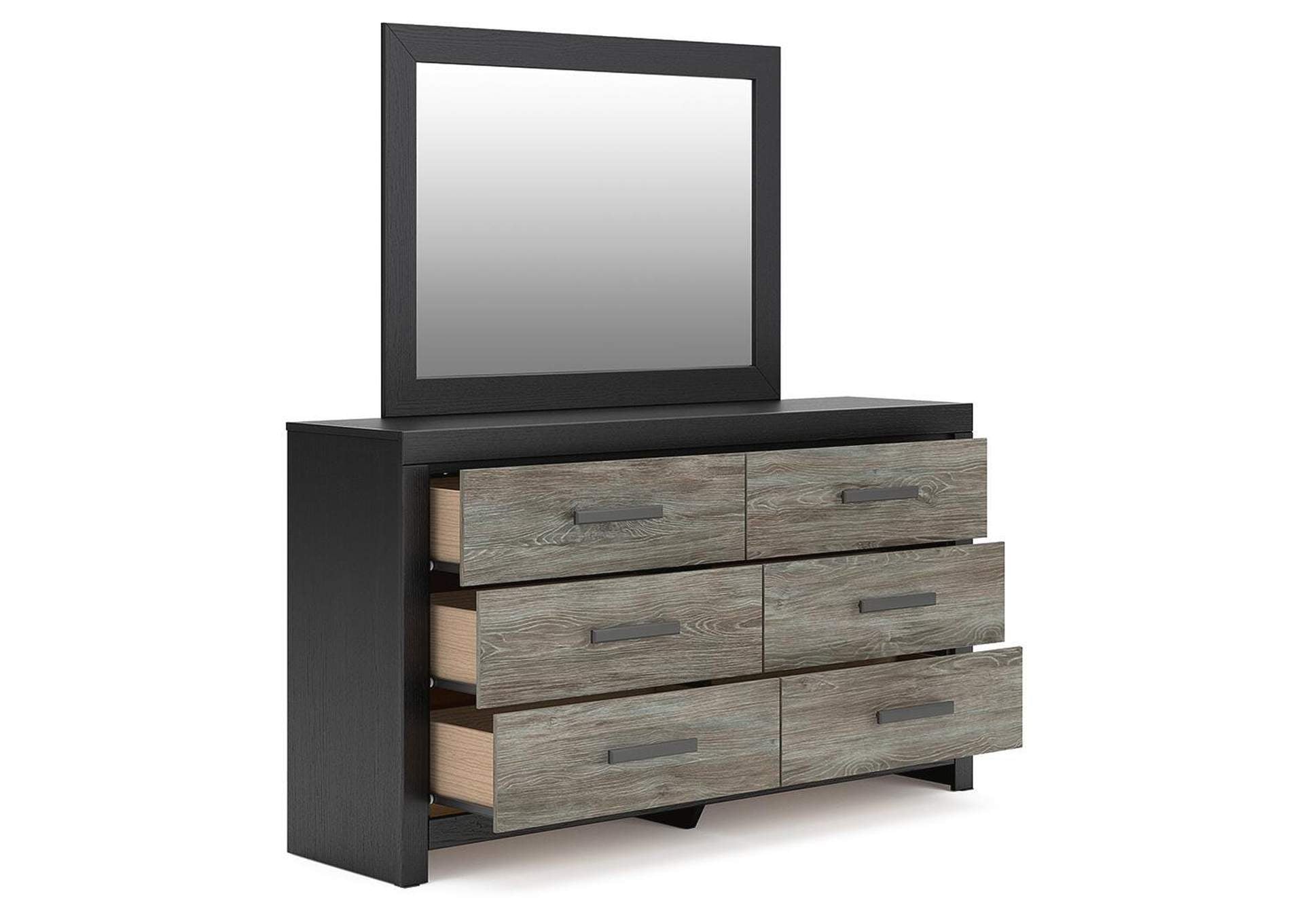 Broachmyn Dresser and Mirror angled view