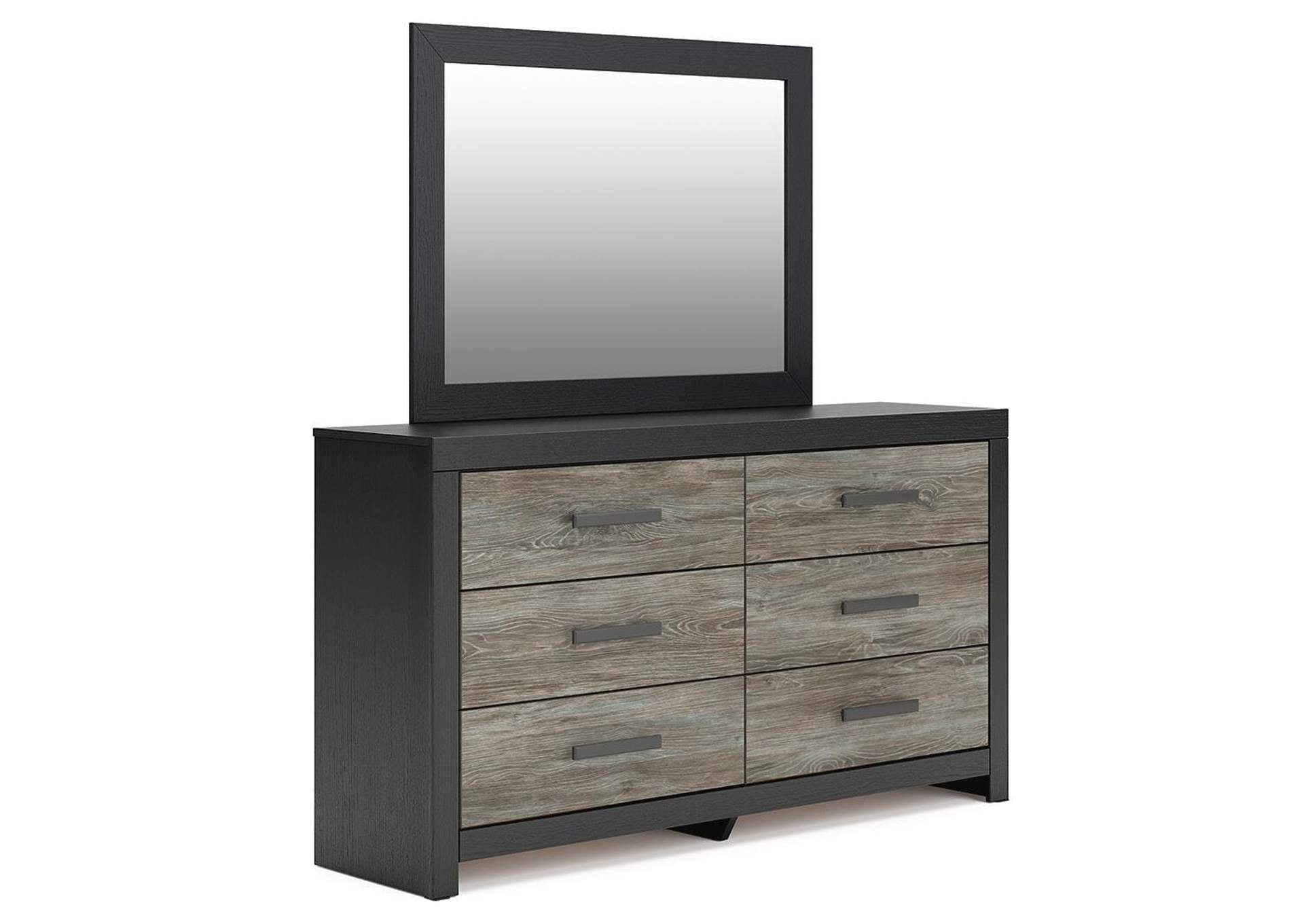 Broachmyn Dresser and Mirror angled view