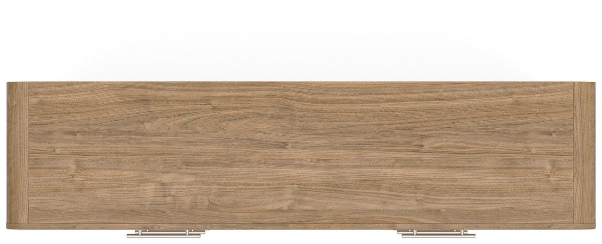 Gramburg Dresser in Warm Natural Brown, top view