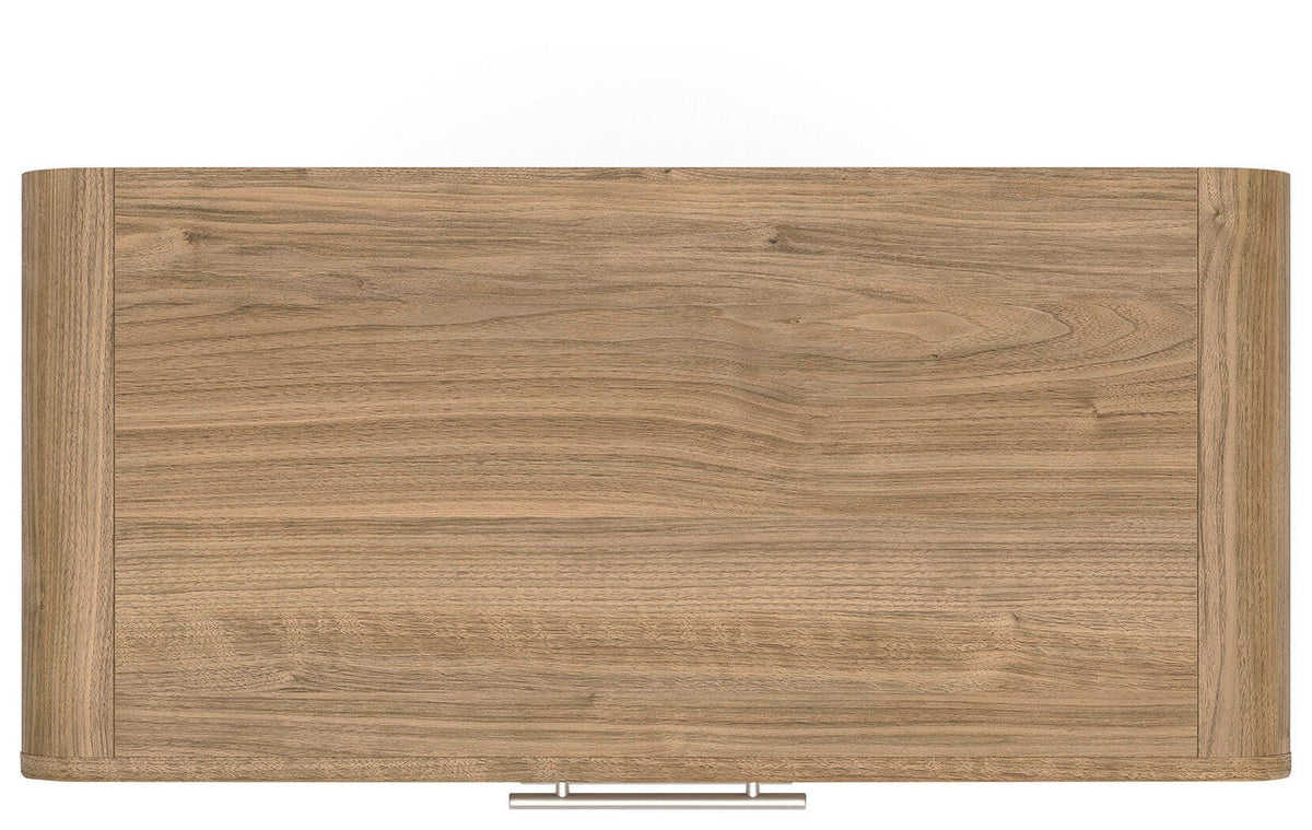 Gramburg Chest of Drawers in Warm Natural Brown, top view
