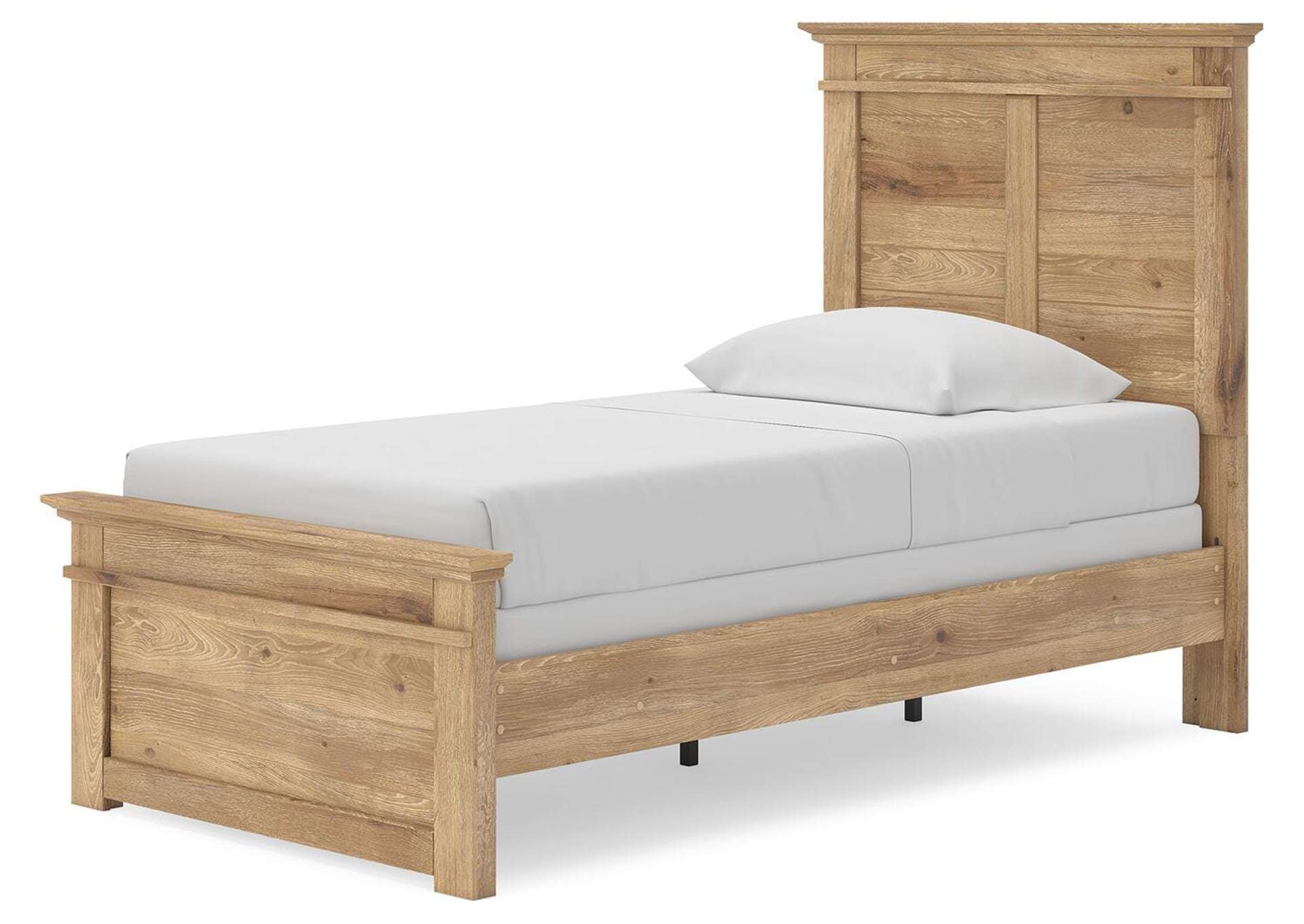 Makidern Twin Panel Bed angled view
