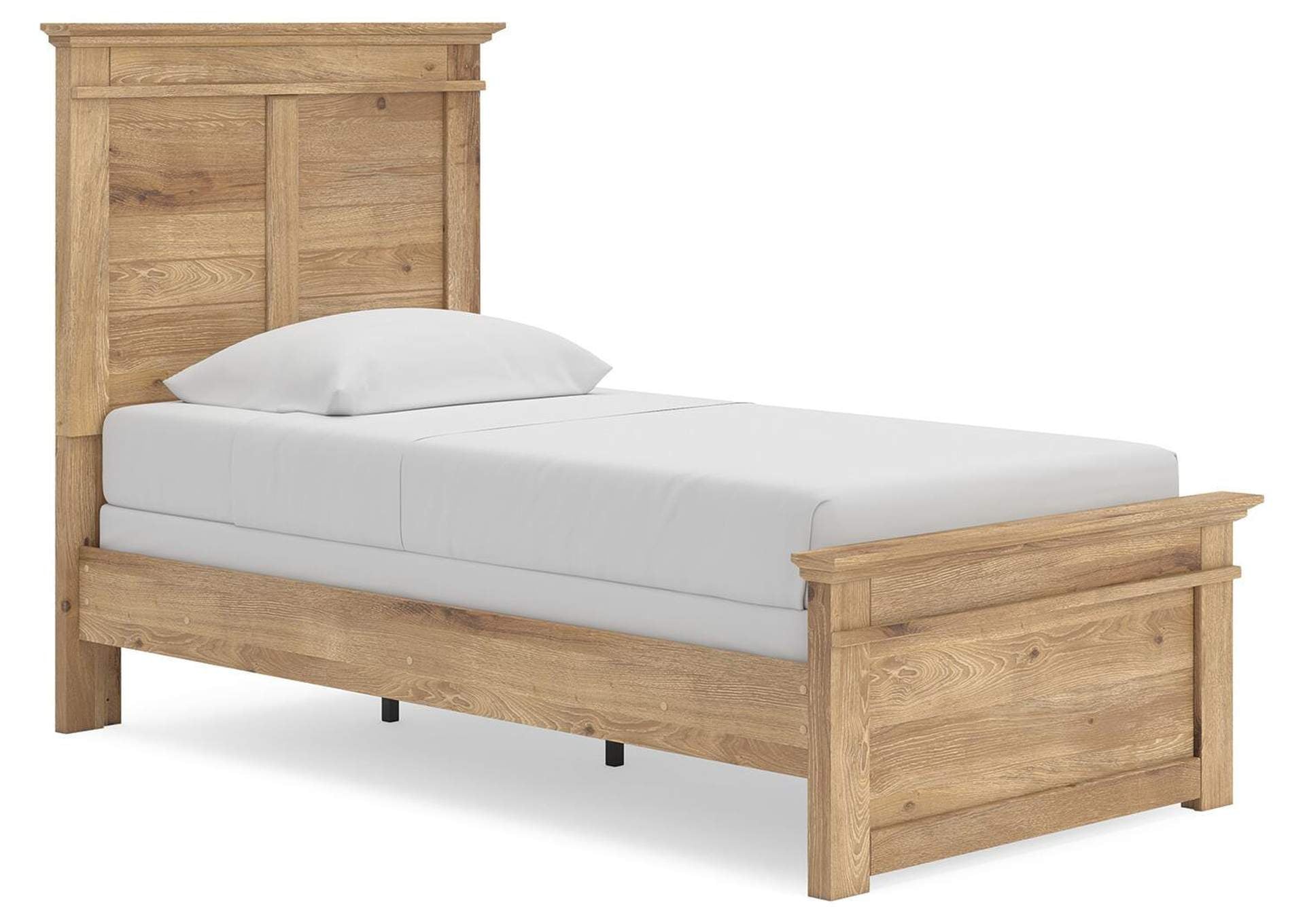 Makidern Twin Panel Bed angled view