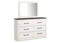 Gerridan King Panel Bed with Mirrored Dresser, Chest and Nightstand