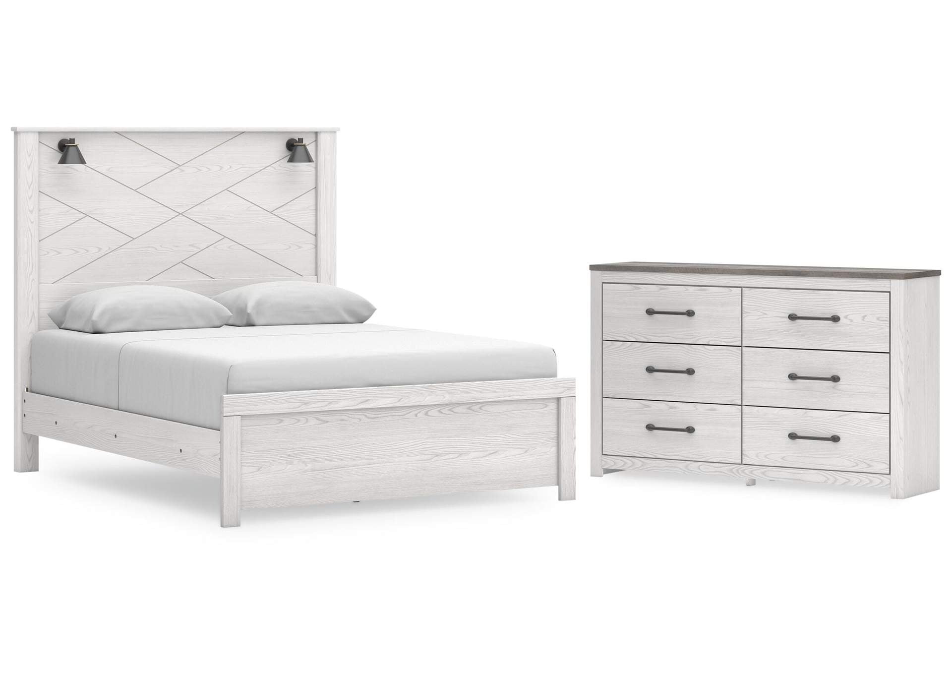 Gerridan Queen Panel Bed and Dresser