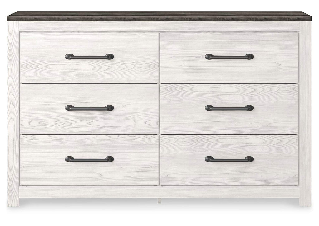 Gerridan King Panel Bed and Dresser front view