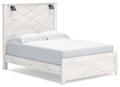 Gerridan Queen Panel Bed with Sconce Lights