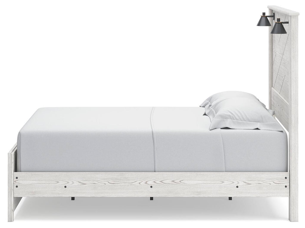 Gerridan Queen Panel Bed with Sconce Lights — view 7