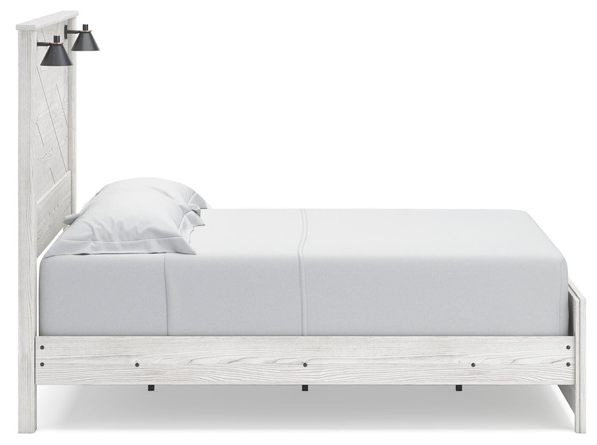 Gerridan Queen Panel Bed with Sconce Lights — view 5