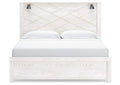 Gerridan King Panel Bed with Mirrored Dresser and Chest