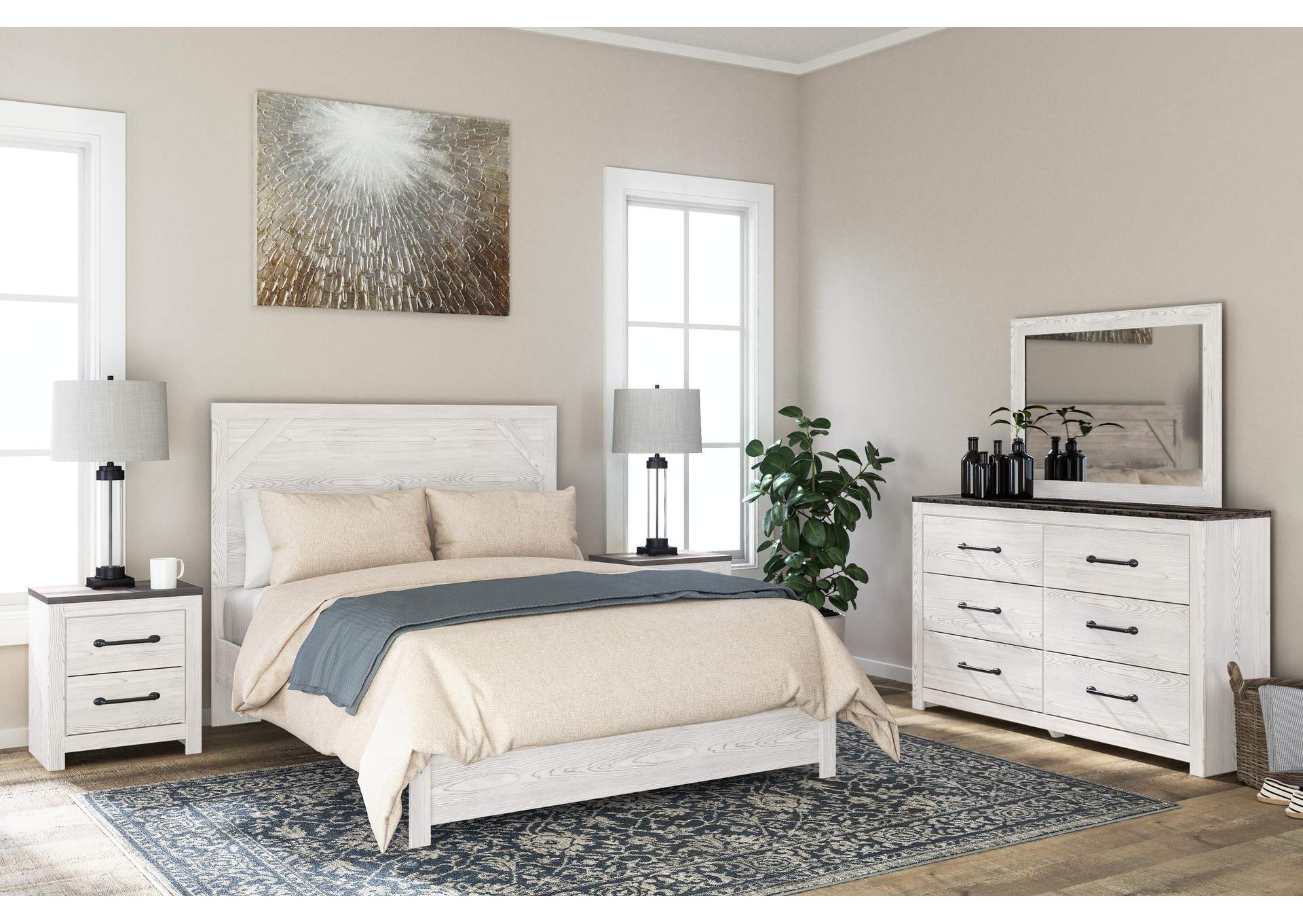Gerridan Queen Panel Bed with Dresser
