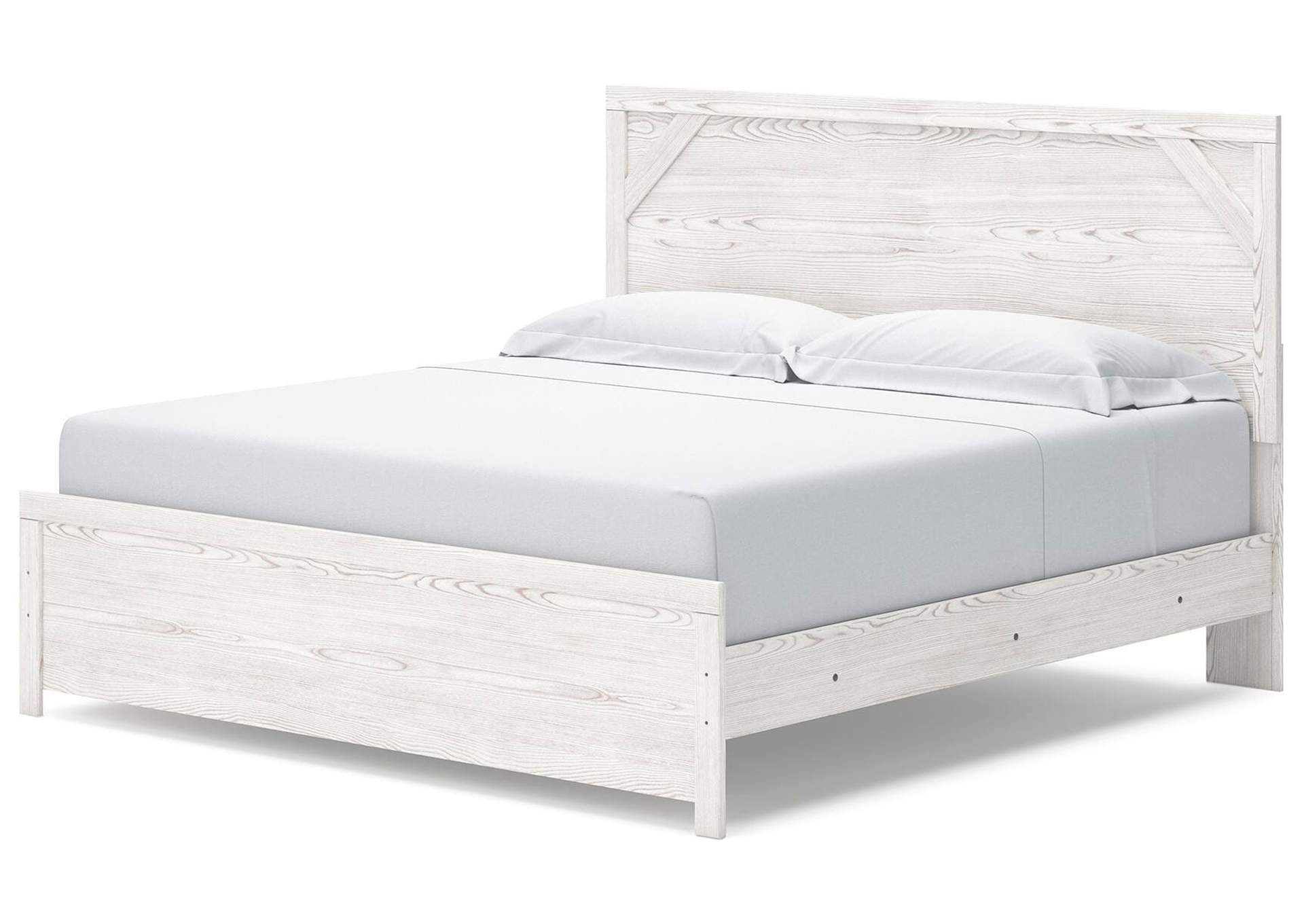 Gerridan King Panel Bed angled view
