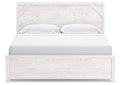 Gerridan King Panel Bed with Mirrored Dresser and 2 Nightstands