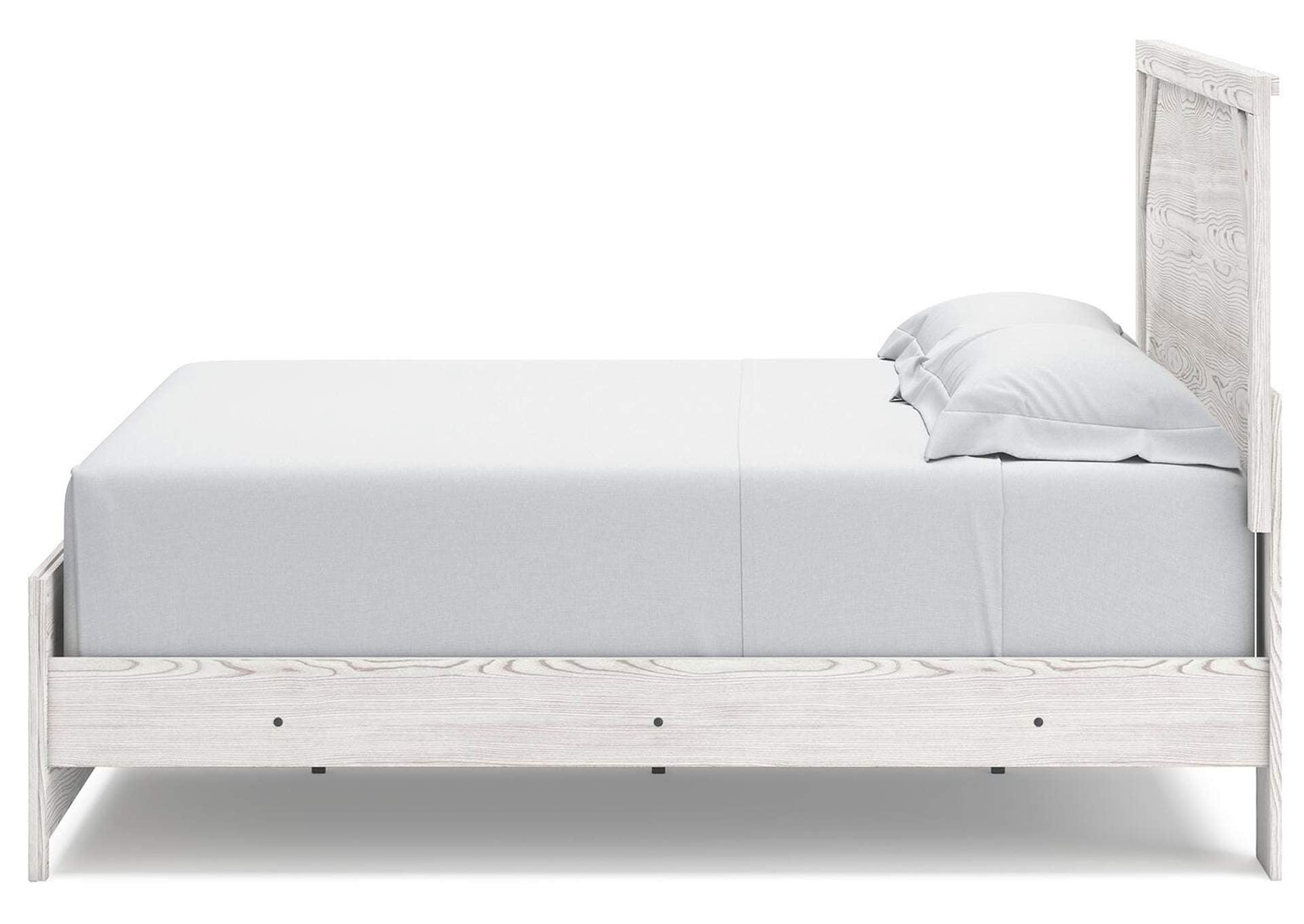 Gerridan King Panel Bed with Mirrored Dresser and 2 Nightstands side view