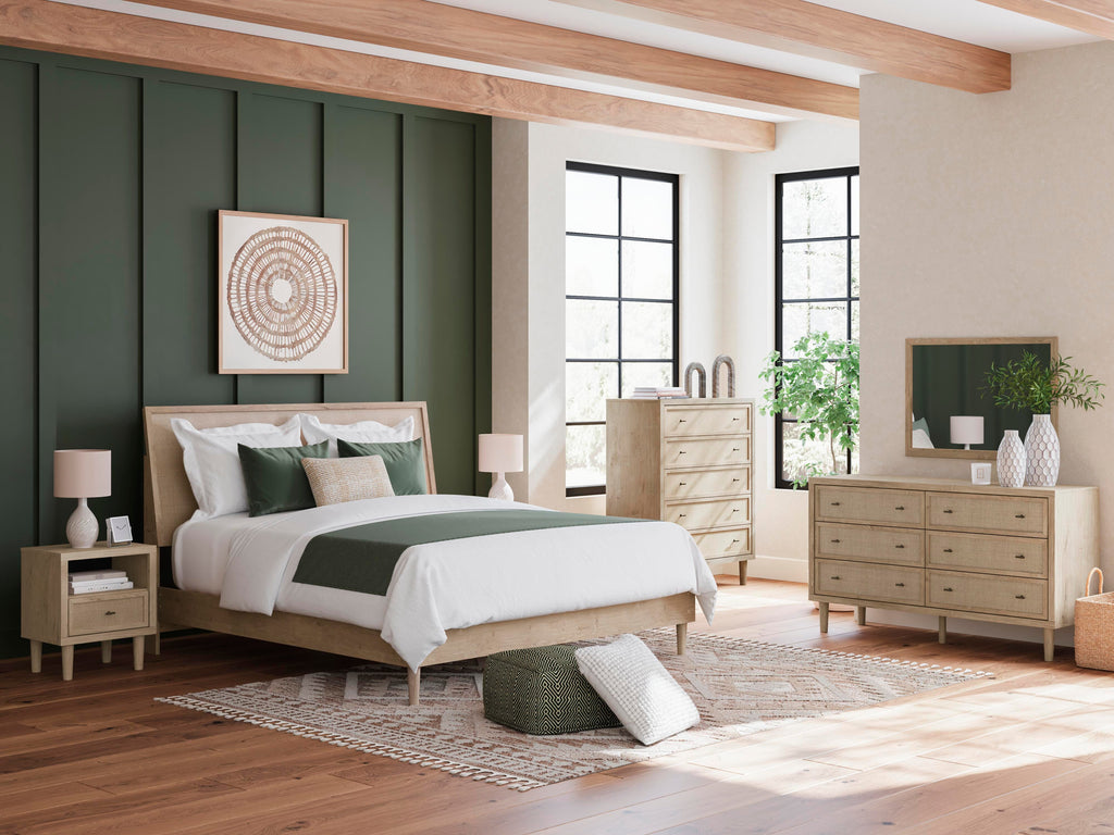 Cielden King Panel Bed in Two-tone, alternate view 10