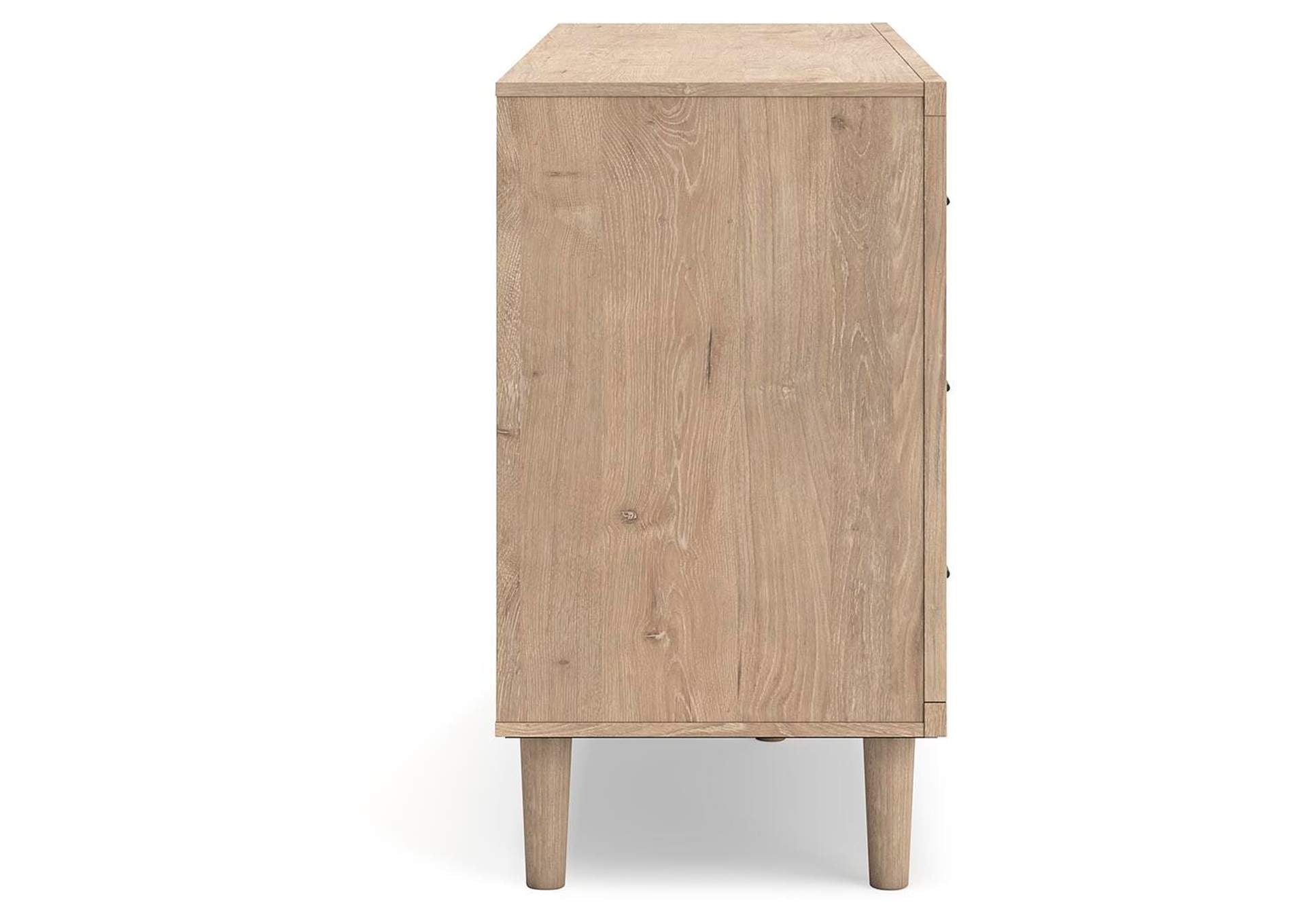 Cielden Full Panel Bed with Dresser and Nightstand side view