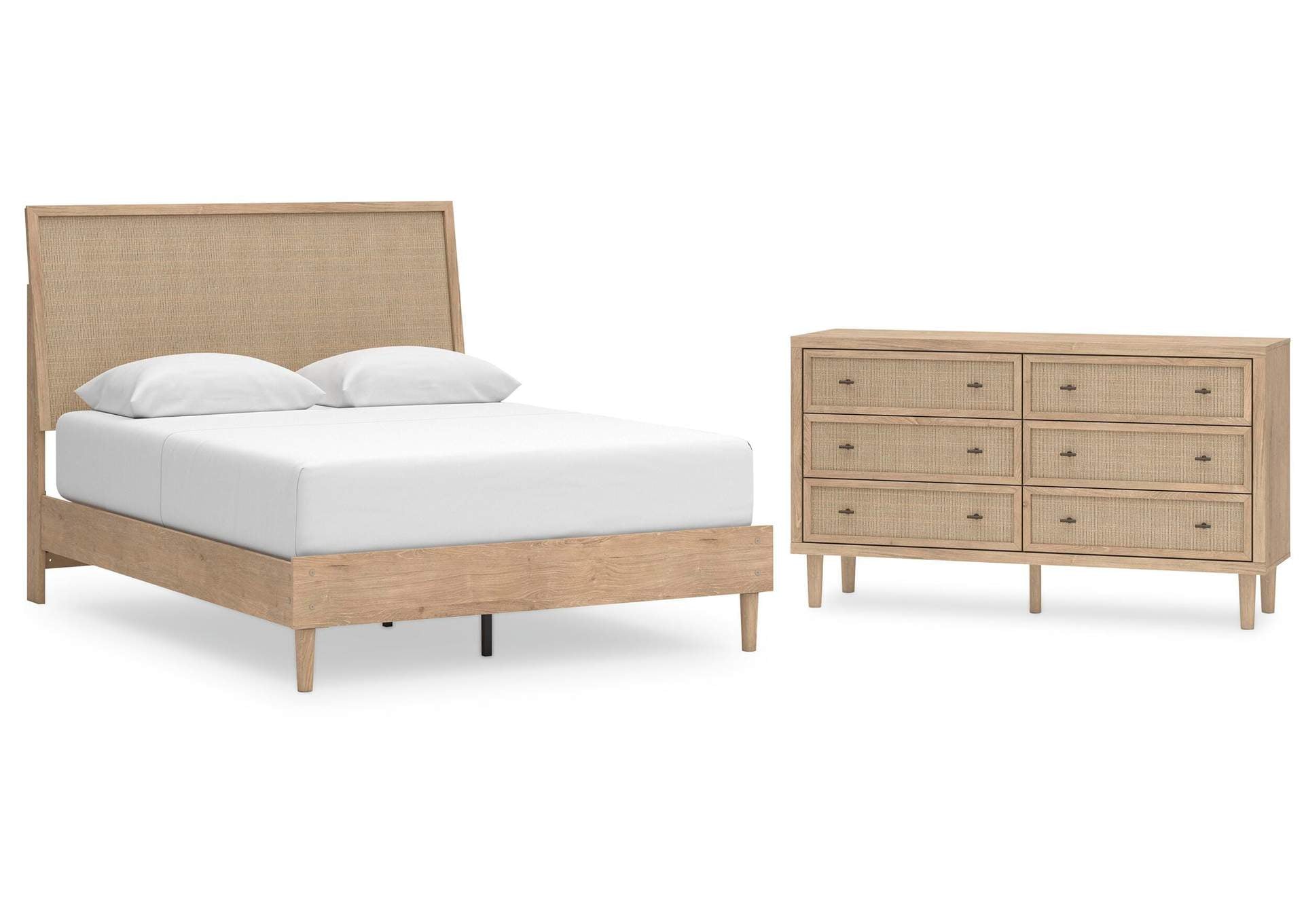 Cielden Queen Panel Bed with Dresser