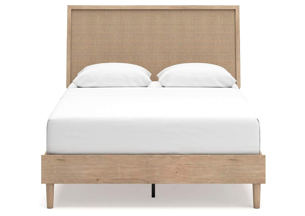 Cielden Queen Panel Bed with Dresser and Nightstand front view
