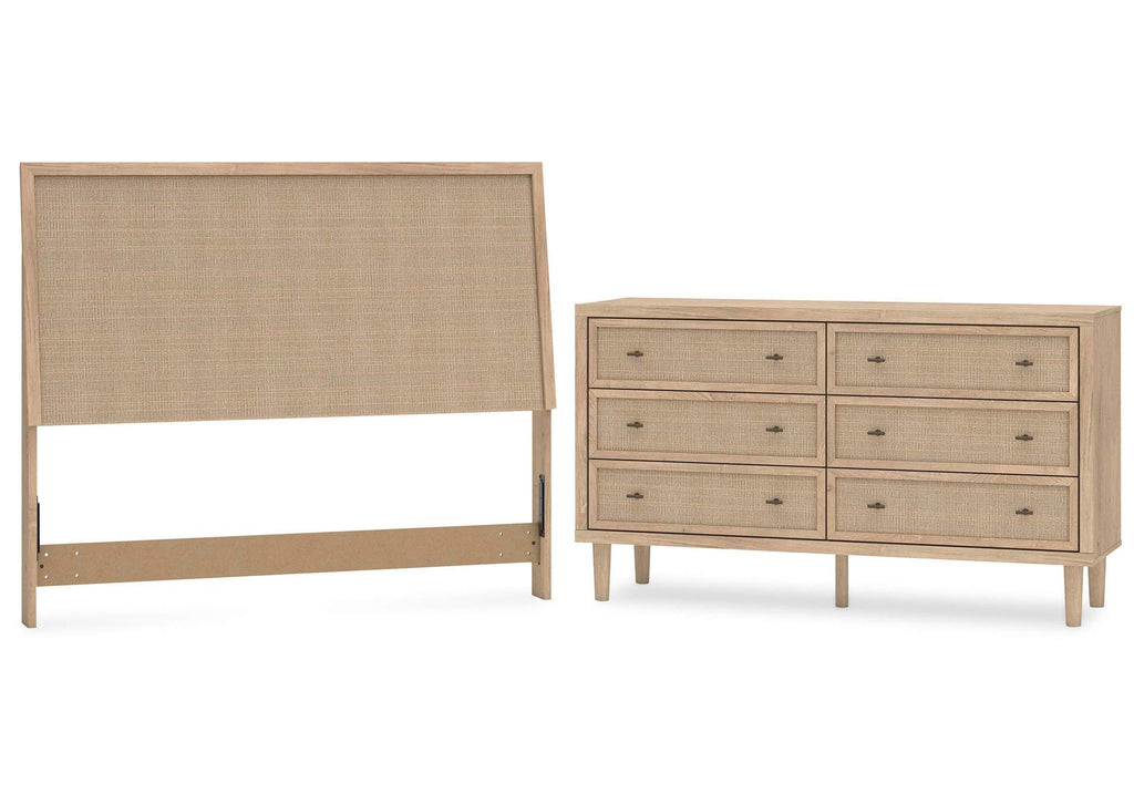 Cielden Queen Panel Headboard and Dresser