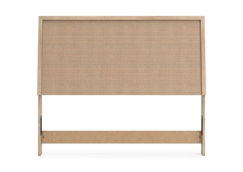 Cielden Queen Panel Headboard and 2 Nightstands front view