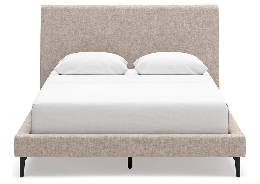 Cielden Queen Upholstered Bed with Roll Slats